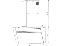 Wolkenstein Dunstabzugshaube W S5-80 ABTZ