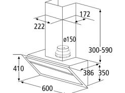 Wolkenstein Dunstabzugshaube W S5-60ABTZ EEK: A