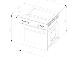 Wolkenstein Einbaubackofen WMO 70
