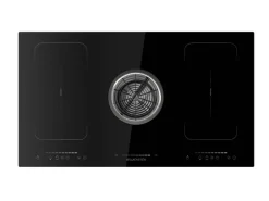 Wolkenstein Induktionskochfeld mit Integriertem Dunstabzug IN4-DA-2FZA+W