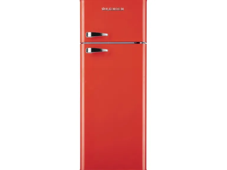 Wolkenstein Retro-Kühl-Gefrierkombination GK212.4RT Feuerrot EEK: E