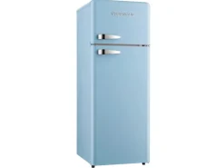 Wolkenstein Retro-Kühl-Gefrierkombination GK212.4RT Himmelblau