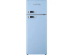 Wolkenstein Retro-Kühl-Gefrierkombination GK212.4RT Himmelblau