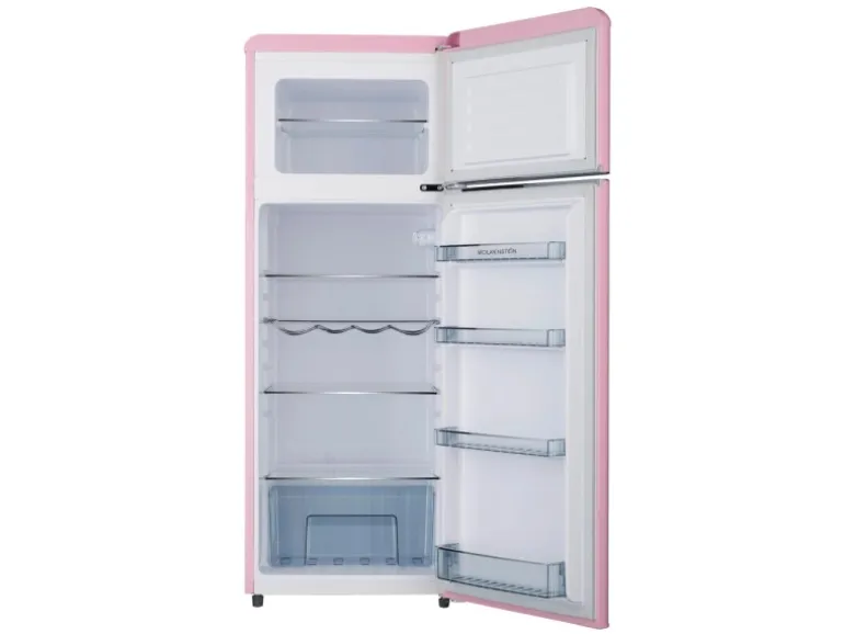 Wolkenstein Retro-Kühl-Gefrierkombination GK212.4RT Pink