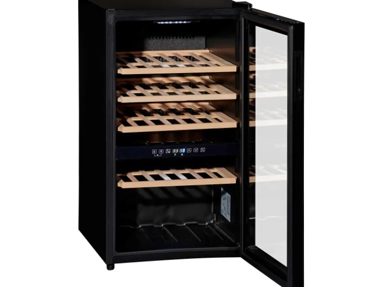 Wolkenstein Weintemperierschrank WTS49DW Schwarz EEK: G