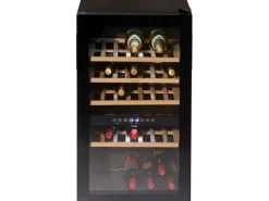 Wolkenstein Weintemperierschrank WTS49DW Schwarz EEK: G