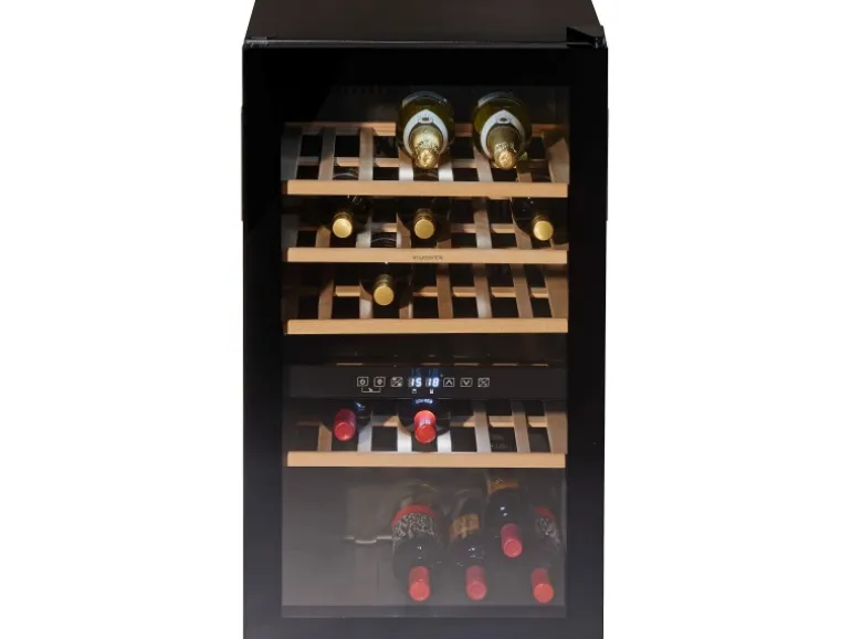 Wolkenstein Weintemperierschrank WTS49DW Schwarz EEK: G