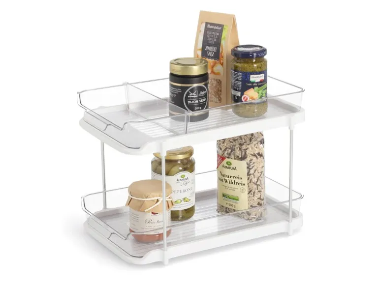 Zeller Aufbewahrungsboxen-Set Kunststoff 2-teilig Transparent