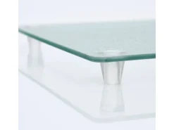 Zeller Glasschneideplatten-Set 2-teilig Transparent
