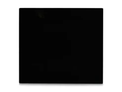 Zeller Herdblende-/Abdeckplatte Glas 50 cm x 56 cm Schwarz