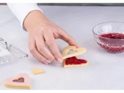 Zenker Ausstecher Linzer Herz 2 in 1 Silber