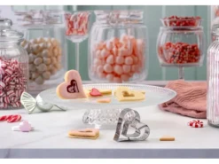 Zenker Ausstecher Linzer Herz 2 in 1 Silber