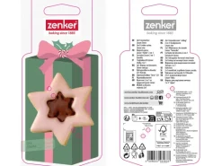 Zenker Ausstecher Linzer Stern 2 in 1 Silber