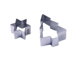 Zenker Ausstecher-Set Baum und Stern Silber 2-teilig