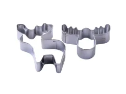 Zenker Ausstecher-Set Elch Silber 2-teilig