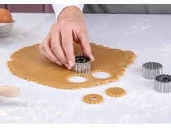 Zenker Ausstecher-Set Linzer Herz und Stern Silber 3-teilig