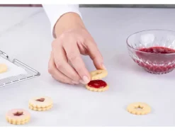 Zenker Ausstecher-Set Linzer Herz und Stern Silber 3-teilig