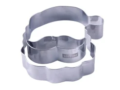 Zenker Ausstecher-Set Santa Silber 2-teilig