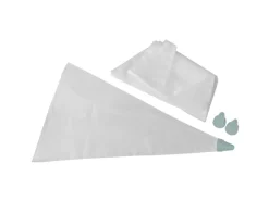 Zenker Spritzbeutel mit 3 Tüllen Weiß