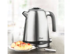 Zilan ZLN-1000 Wasserkocher mit Temperatureinstellung Edelstahl 1,7 L