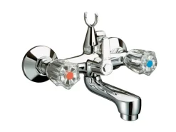 Zweigriff-Wannenarmatur Ledro Chrom